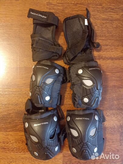 Роликовые коньки детские 28-31 с защитой