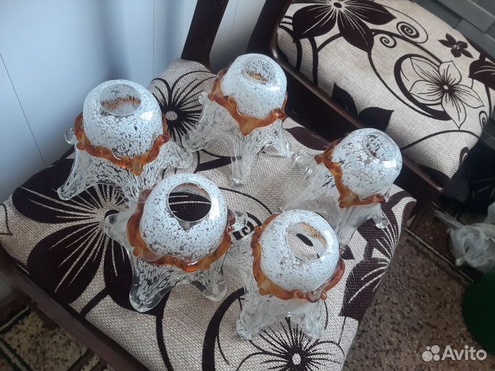 Плафоны для люстры 5 шт