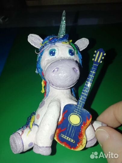 Ватная игрушка на елку Рок-н-ролл