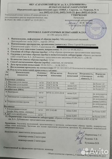 Продам мед 2023