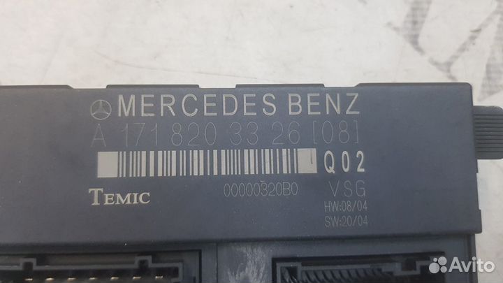 Блок управление крышей на Mercedes benz R171