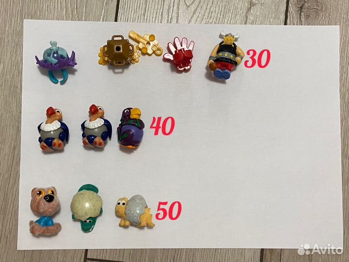 Киндер игрушки