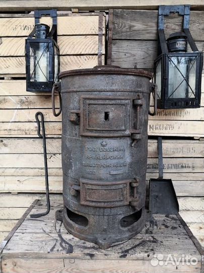 Печи-буржуйки из СССР со склада резерва жд