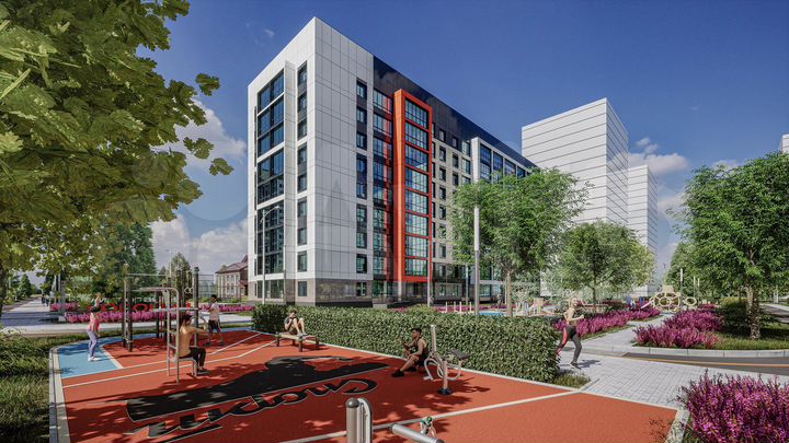 2-к. квартира, 46,1 м², 2/18 эт.