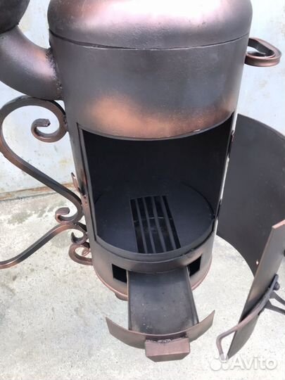 Мангал Коптильня из газового Баллона