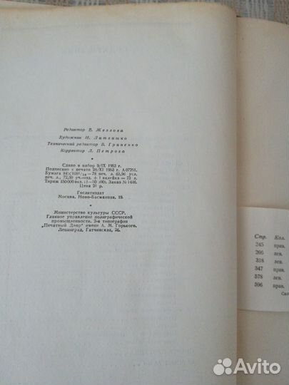 Салтыков - Щедрин М. Е. Произведения. 1954г