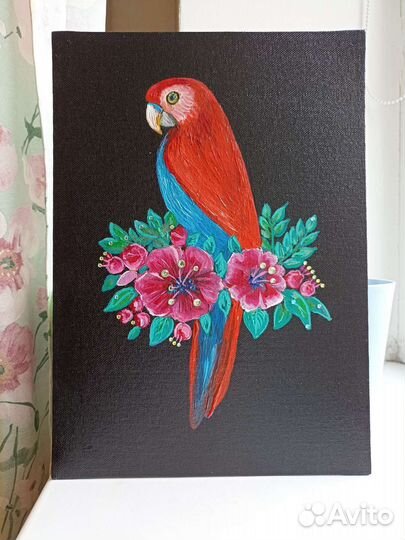 Картина акрилом на холсте