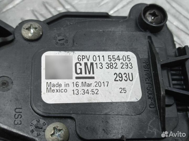 Педаль газа Chevrolet Equinox 3 13382293