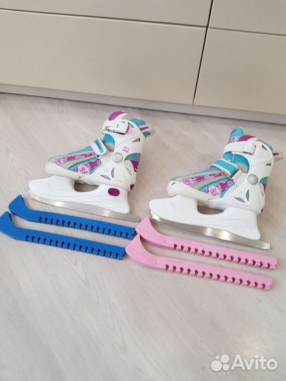 Коньки детские раздвижные 29-34