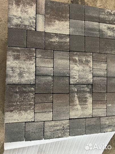 Тротуарная плитка Брусчатка d-4396