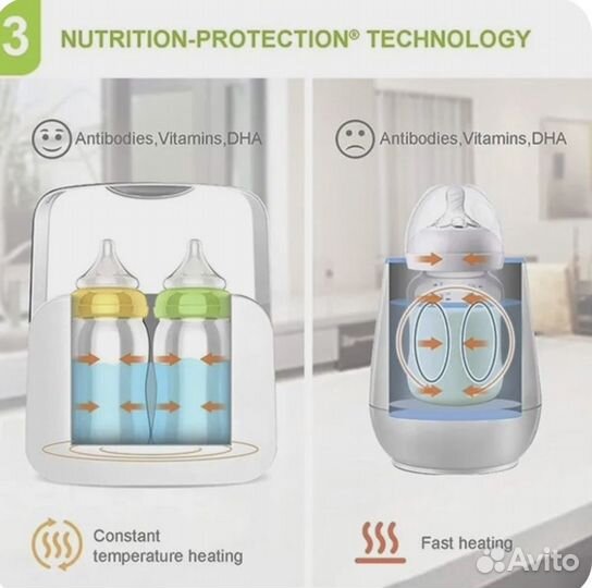 Подогреватель и стерилизатор бутылочек 2 в 1