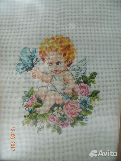 Картина вышитая крестиком