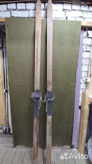 Лыжи старинные для охоты и отдыха