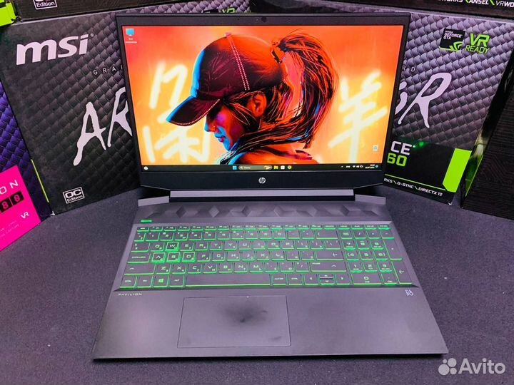 Ноутбук HP Ryzen 5 3550H 32 Gb SSD GTX 1650