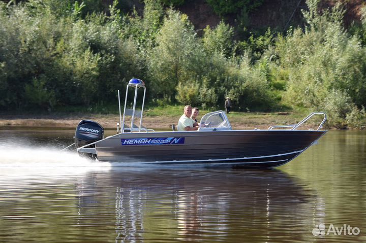 Новая моторная лодка Неман 500DCM от производителя