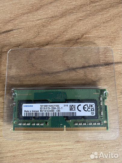 Оперативная память ddr4 8gb samsung