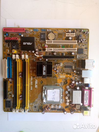 Материнская плата asus P5L02-VM без процессора