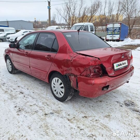 Mitsubishi Lancer 1.6 МТ, 2009, битый, 235 000 км