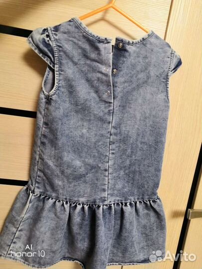 Платье джинсовое для девочки