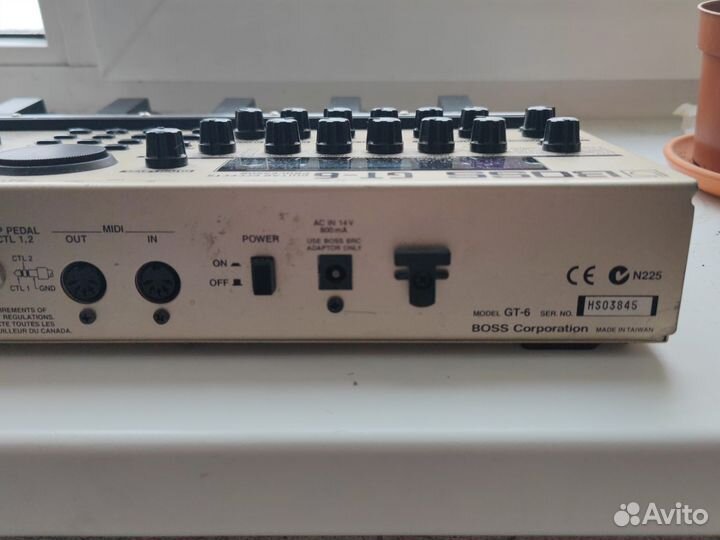 Гитарный процессор boss gt 6