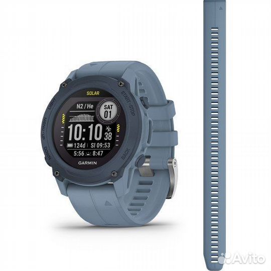 Garmin Descent G1 Solar Hurricane Blue
