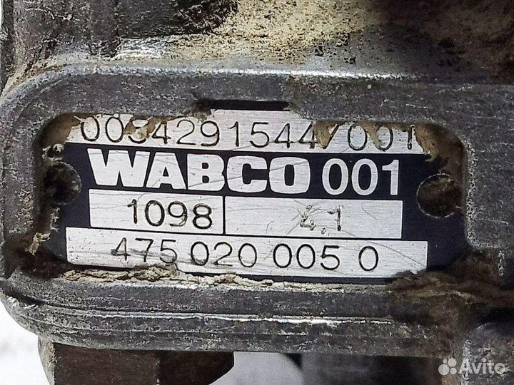Клапан тормозной ускорительный wabco 4750200050 (1
