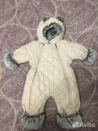 Детский зимний комбинезон-трансформер