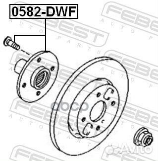 Ступица 0582-DWF 0582-DWF Febest