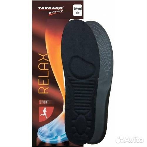 20722 Стельки Tarrago Relax, спортивные безразмерн