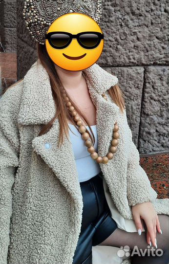 Искусственная шуба тедди длинная 50/52