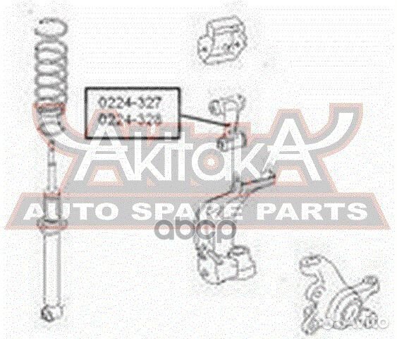 Рычаг верхний правый (подшипник) 0224327B asva