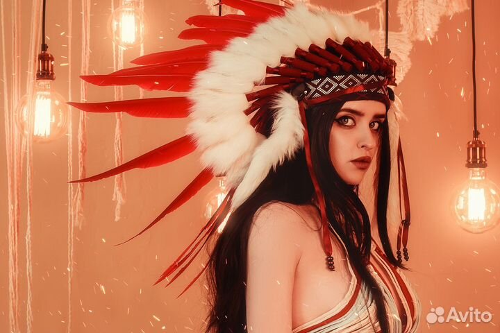 Индейский головной убор. Роуч