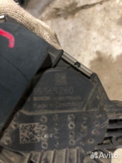 Заслонка дроссельная Opel Astra J P10 A16LET 2014