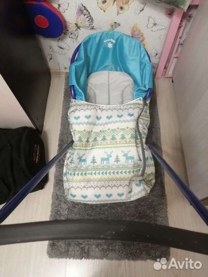 Детские санки коляска ника