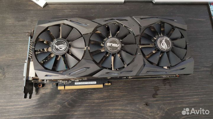 Видеокарта asus ROG strix gtx 1070 8g oc 8gb