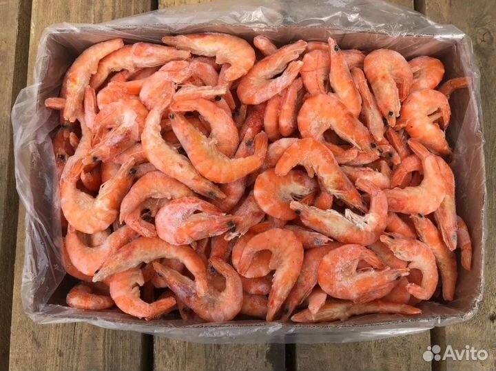 Креветки королевские vici без льда по 4кг с дост