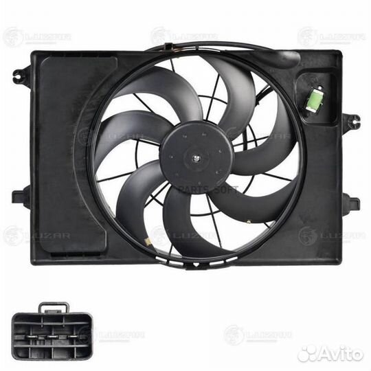 Вентилятор двигателя Hyundai Creta (21) 1.6i/2.0i
