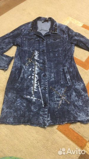 Кардиган джинсовый