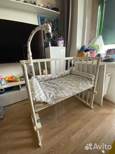 Детская кроватка приставная