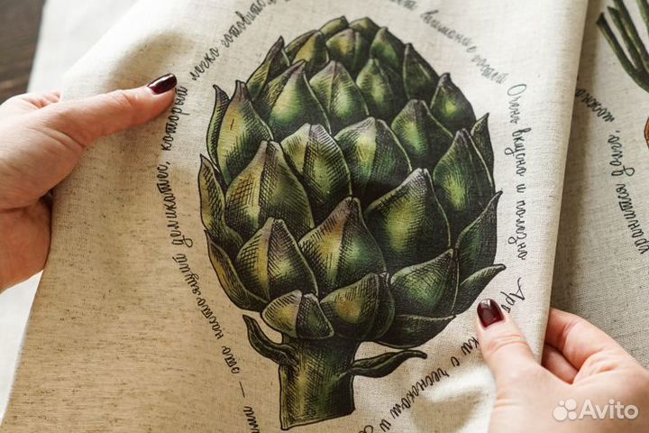 Отрез / купон кухонные полотенца / ткань хлопколен