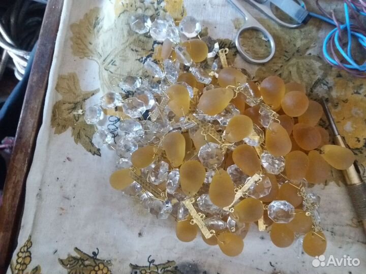 Хрусталь для люстры.шикарный