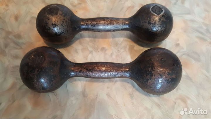 Гантели чугун СССР 4 кг