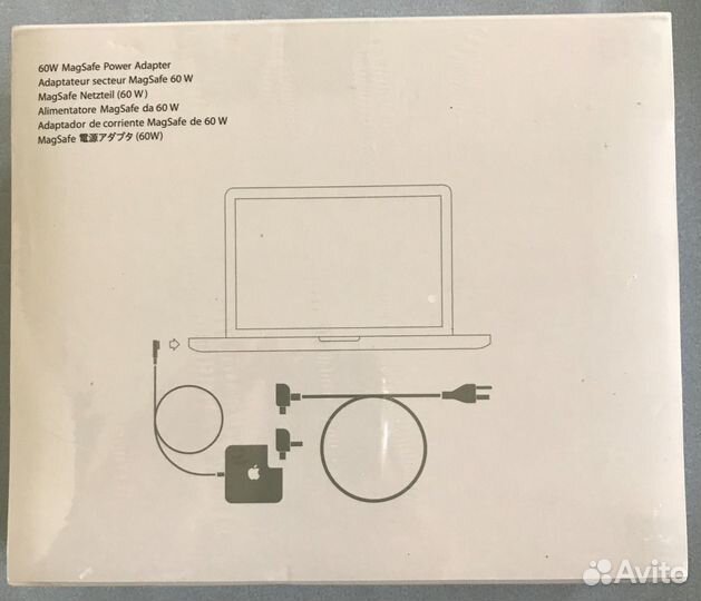 Блок питания MacBook Pro 60вт Magsafe - L-tip