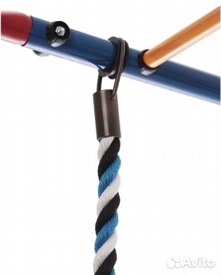 Дск Юный Атлет Уличный-Плюс с 2 качелями и сеткой