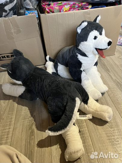 Хаски мягкая игрушка IKEA