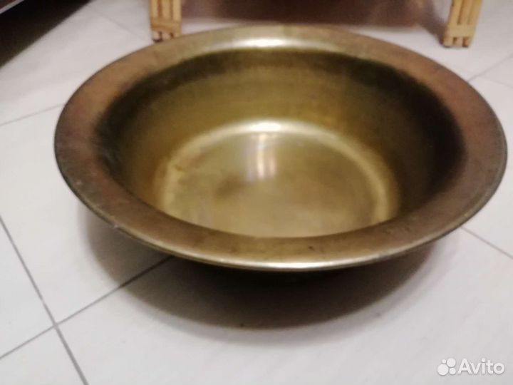 Латунный таз СССР
