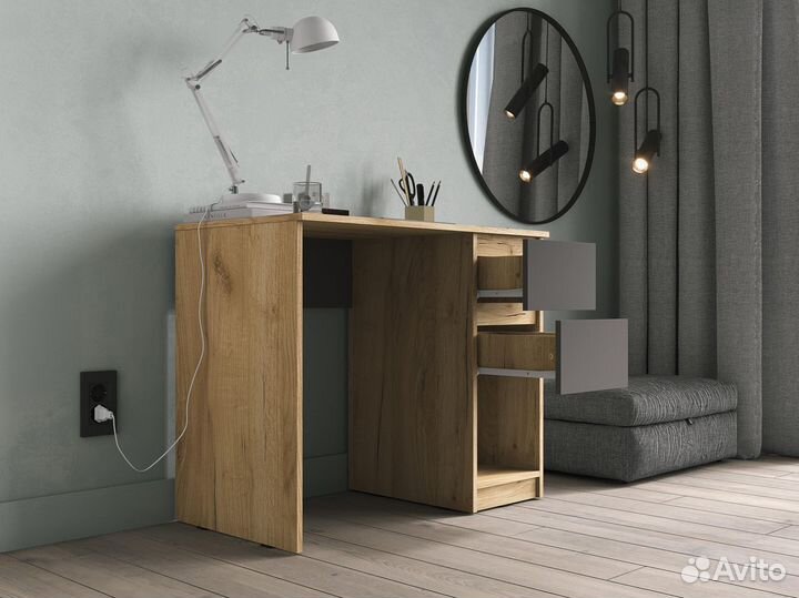 Письменный стол с 2 ящиками как IKEA Loft. Новый