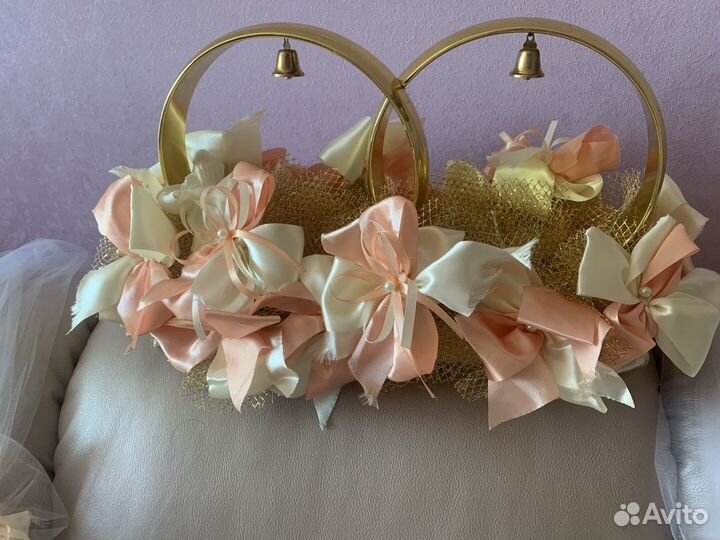 Свадебные украшения на машину