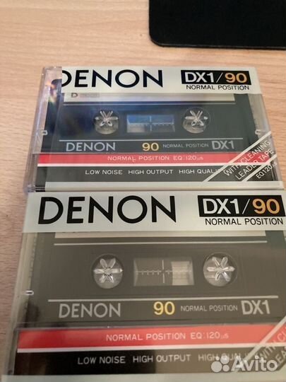 Аудиокассета denon dx1 молочный япония