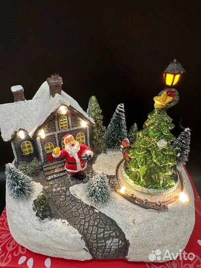 Новогодний ночник дед мороз